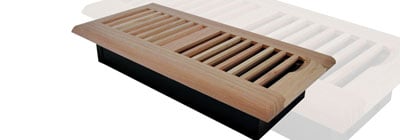 Wood Toe kick Registers
