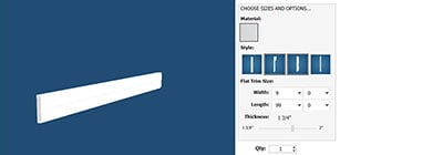 Design Your Own Flat Trim