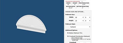 Design Your Own Pediment