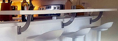 Floating Countertop Brackets