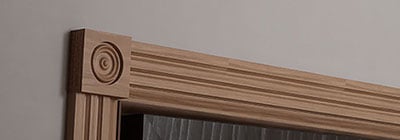 Premium Hardwood Rosettes