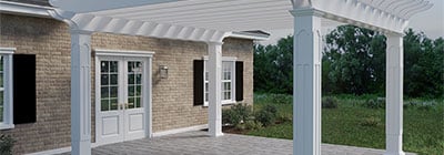 Modern Fretwork Columns