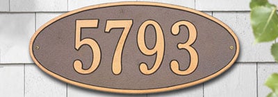 Oval Plaques