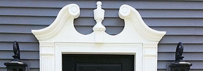 Rams Head Pediments