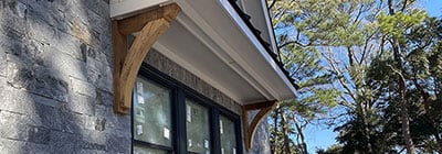 Rustic Wood Outlookers