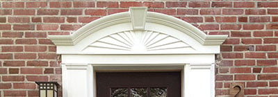 Segmented Arch Pediments