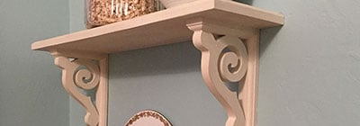 Wood Shelf Brackets