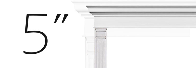 5" Fluted Pilasters