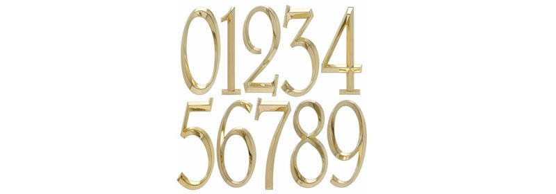 Address Numbers & Letters