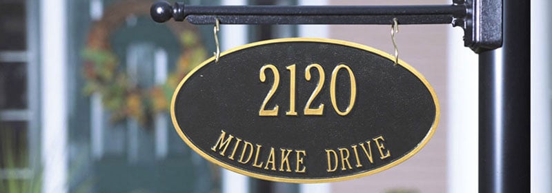 Hanging Plaques & Address Signs