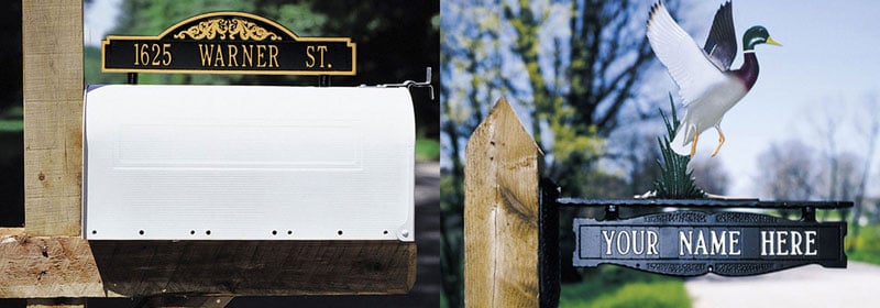 Mailbox Signs & Ornaments