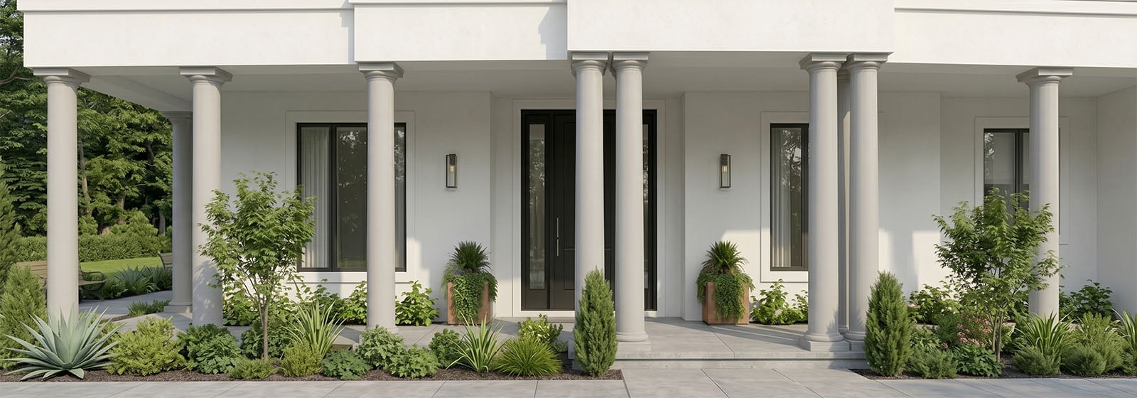 Round Column Images Round Non-Tapered Columns - Straight FRP Columns | Architectural Depot