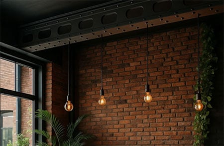 Faux Metal Beams