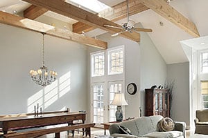 Handcrafted Wood Ceiling Beams
