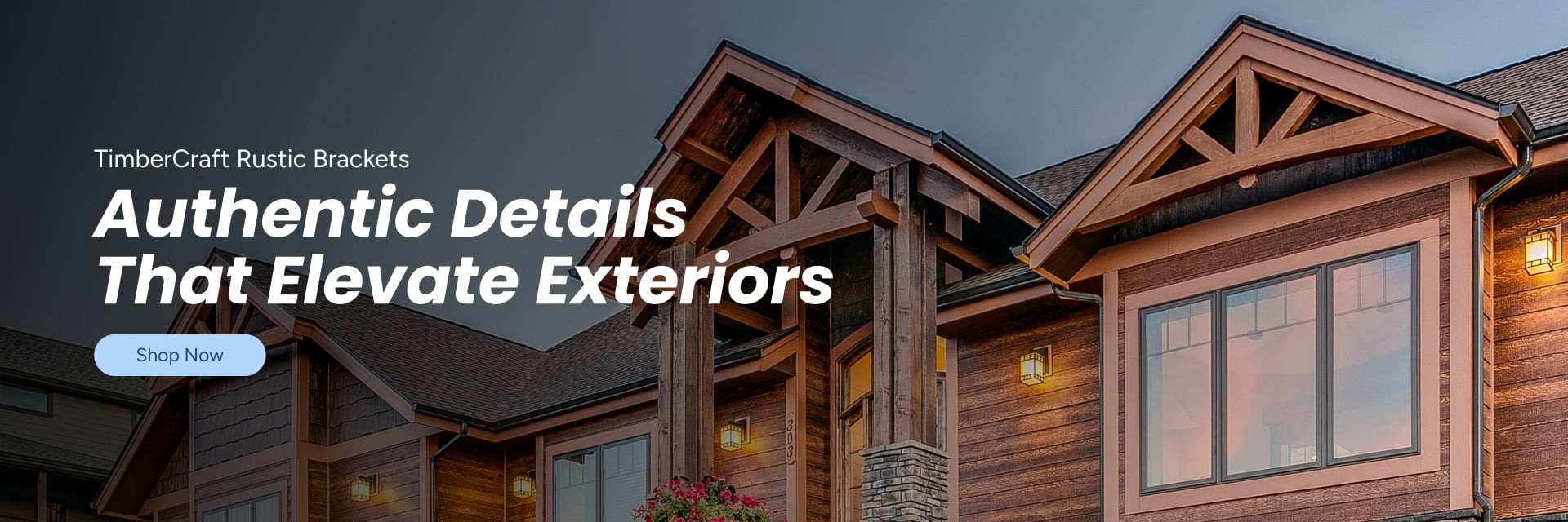 Rustic Wood Brackets, Corbels, & Rafter Tails