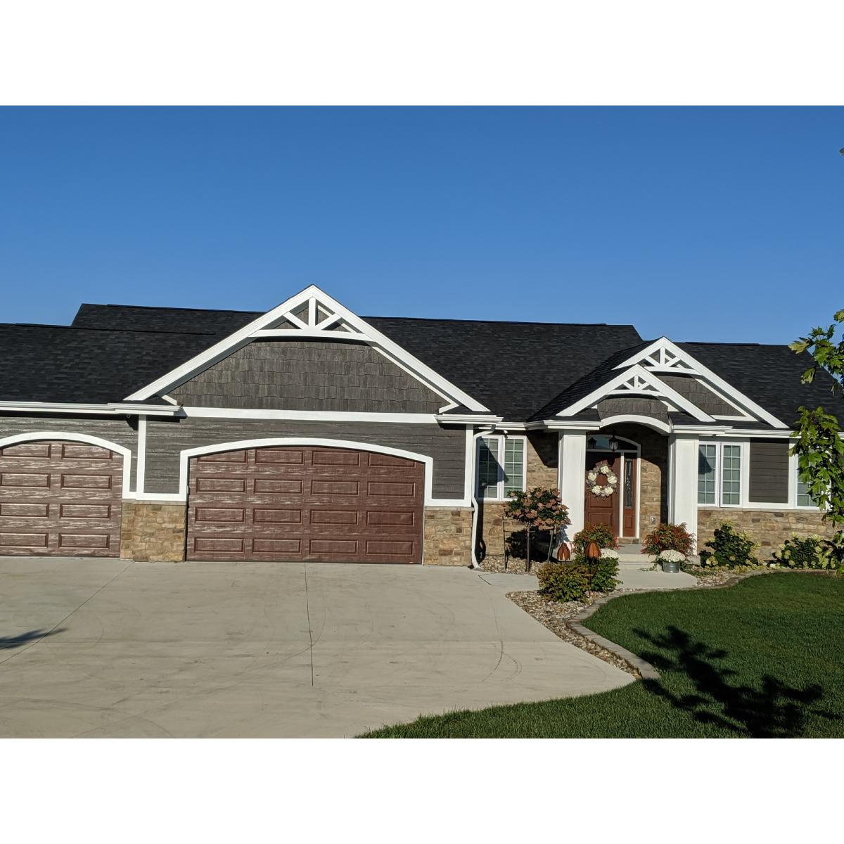 Ekena Millwork GBPALB_P Alberta Architectural Grade PVC Gabl