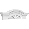 Segmented Arch w/Flankers 3 Spoked Pediment