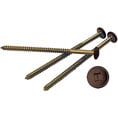 00972008009 - 3" Painted Screws for Vinyl Shutters, 009 Federal Brown (8/bag)