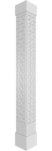 Ekena Millwork - Craftsman Classic Square Non-Tapered Pueblo Fretwork Column