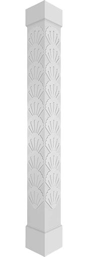 Ekena Millwork - Craftsman Classic Square Non-Tapered Bondi Fretwork Column