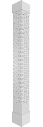 Ekena Millwork - Craftsman Classic Square Non-Tapered Westmore Fretwork Column