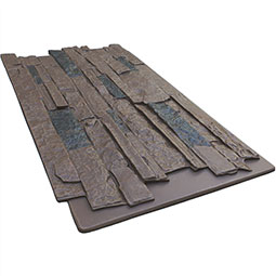 Ekena Millwork PNU24X48ALCB EverStone Acadia Ledge Faux Stone