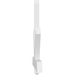 Ekena Millwork PVC Brackets - Merced Architectural Grade 3"W X 18"D X 18"H Traditional Design