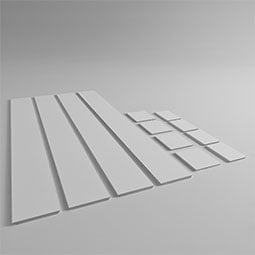 PVC post wrap panels shipped flat and ready to assemble
