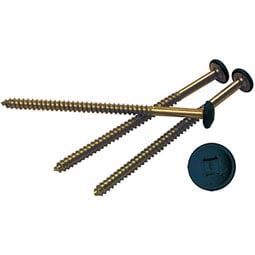 00972008166 - 3" Painted Screws for Vinyl Shutters, 166 Midnight Blue (8/bag)