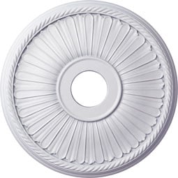 メテオリットコンパクト クレール Ekena Millwork CM20BE1_P Endurathane Berkshire Ceiling Medallion