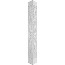 Craftsman Classic Square Non-Tapered Mid-Century Fretwork Column