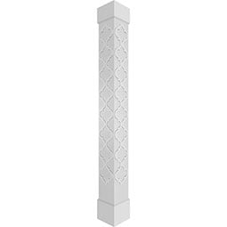 Craftsman Classic Square Non-Tapered Large Marrakesh Fretwork Column