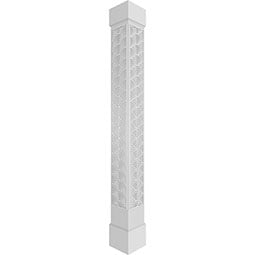 Craftsman Classic Square Non-Tapered Art Deco Fretwork Column