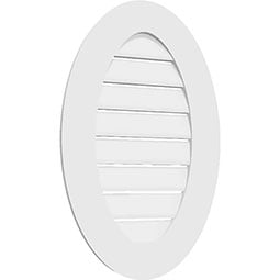 GVSRO20X2001SF Round Gable Vent - 20 Inch, Primed Tan, Surface Mount Urethane