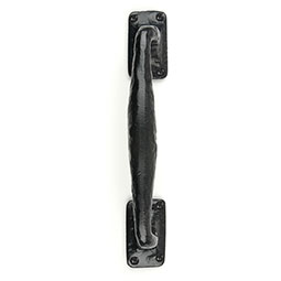 1 5/8"W x 10 1/4"H Square Shutter Pull Handle, Powder Coated Black