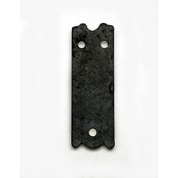 1 1/4"W x 3 5/8"H T Narrow Plate Shim for New York Style Pintels, Powder Coated Black