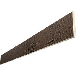 Ekena Millwork - BMKPS1-ST - 1-Sided Knotty Pine Timberthane Faux Wood Beam Plank