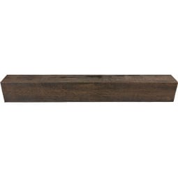 Ekena Millwork - BMRUSS3 - Heritage Timber Rustic Sawn Faux Wood Beam, 3-Sided (U-Beam)