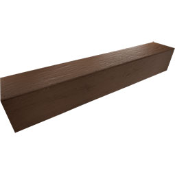 Ekena Millwork BMRS3C0120X060X144RD Timberthane Rough Sawn Faux