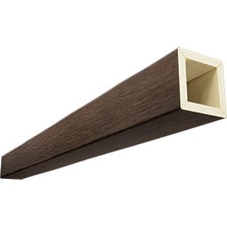 Ekena Millwork - BM - 4-Sided (box-beam) Rough Sawn Timberthane Faux Wood Ceiling Beam