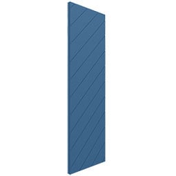 EnduraCore Composite, Diagonal Slat Modern Style Shutters (Per Pair)