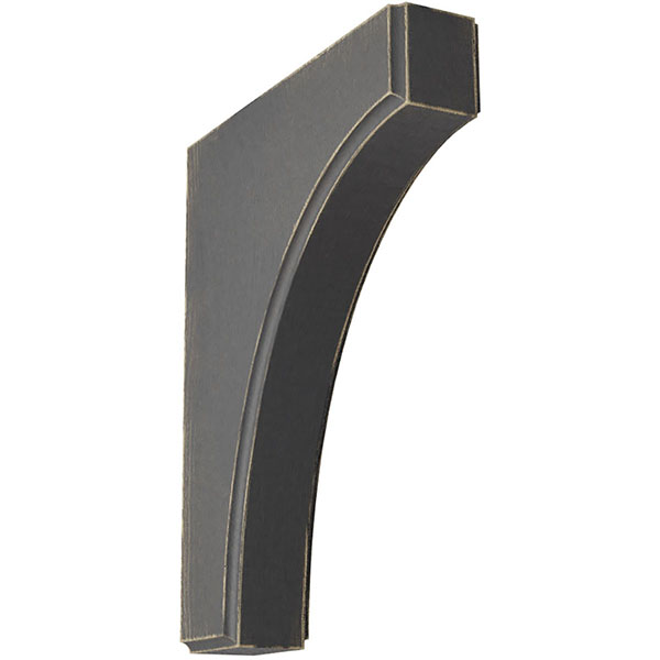 Ekena Millwork BKTWD02X08X10CVBL
