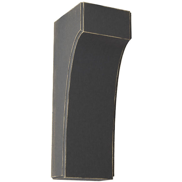 Ekena Millwork BKTWD04X04X10CVBL