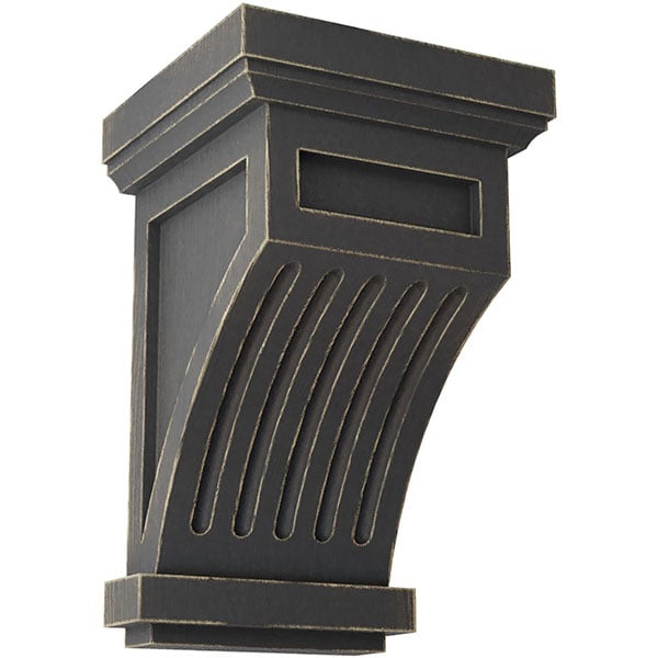 Ekena Millwork CORWD04X04X07FLBL