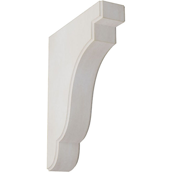 Ekena Millwork BKTWD02X07X10BEWH