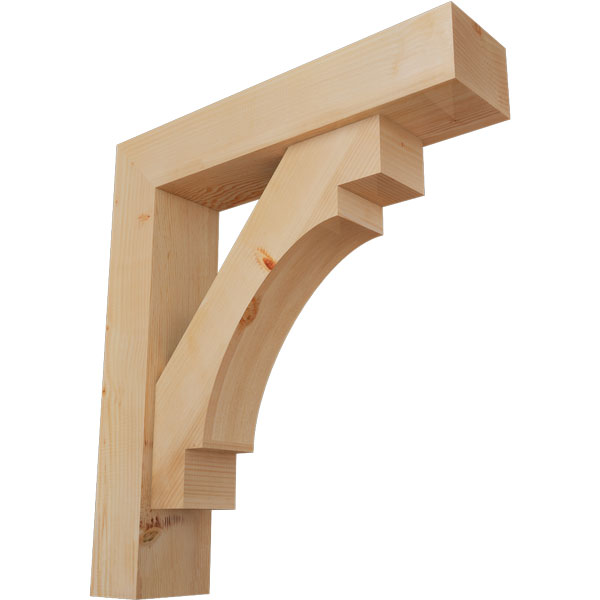 Ekena Millwork BKT0806X34X38MRC05SDF