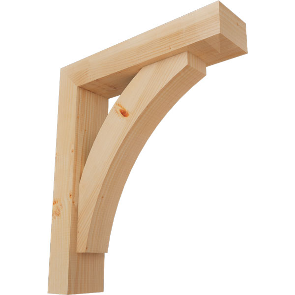 Ekena Millwork BKT0604X24X28THR05SDF