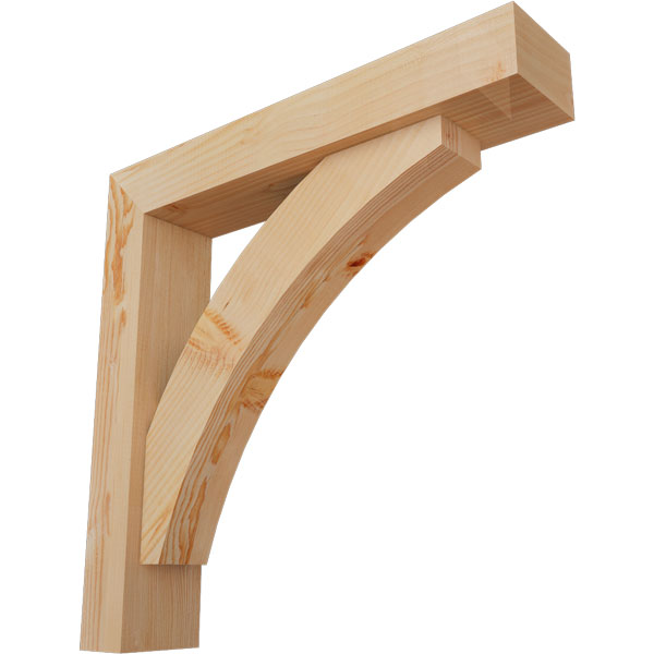 Ekena Millwork BKT0604X28X28THR05SDF