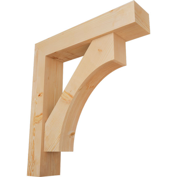 Ekena Millwork BKT0806X36X40WTL05SDF