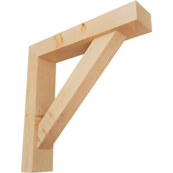 Ekena Millwork BKT0604X28X28TRA05SDF